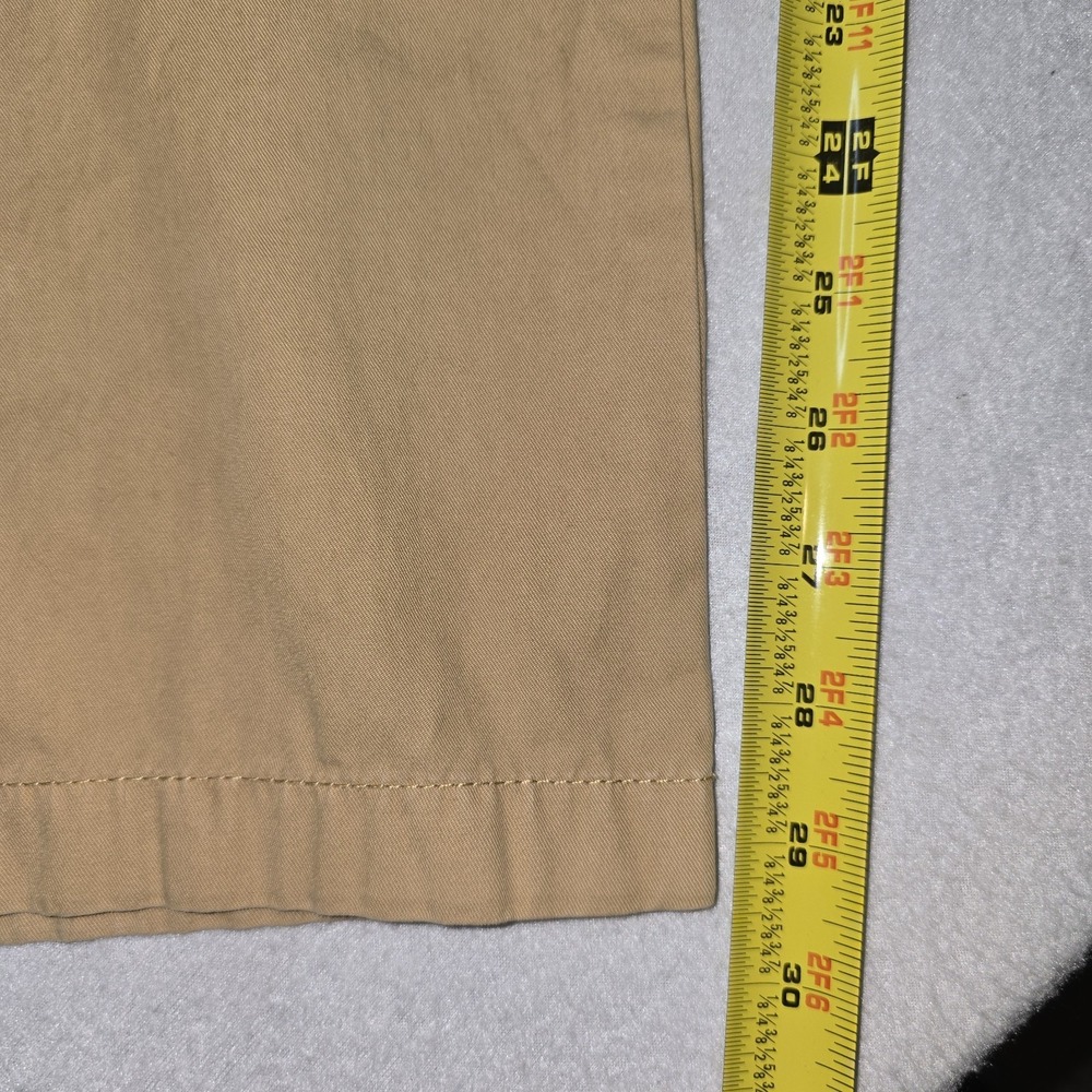 J Crew Re-Imagined Cotton Chinos 33x29 Khaki Flat Front Pants Fair Trade... - Picture 9 of 10